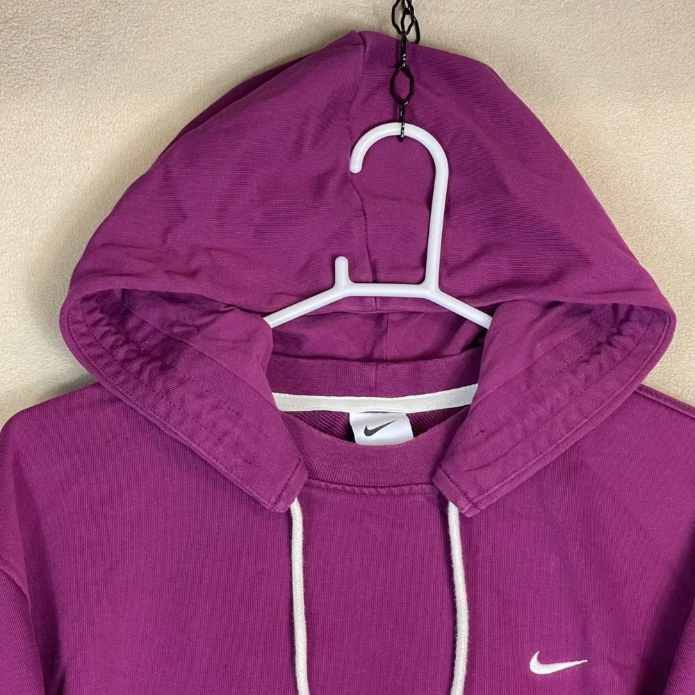 Nike Standard Issue Purple Hoodie Mens L‎ Sweatshirt Pullover Classic Modern